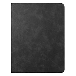 Wewoo Housse Étui Coque en cuir PU à rabat horizontal de couleur unie pour iPad Pro 11 pouces 2018avec support et fonction veille / réveil noir