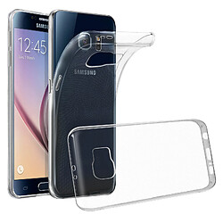 Avizar Coque Samsung Galaxy S6 Protection Silicone Souple Ultra-Fin Transparent