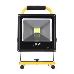 Acheter Wewoo Projecteur LED 30W 2700LM IP66 imperméable à l'eau Rechargeable lampe de poche mince, AC 100-240V lumière blanche