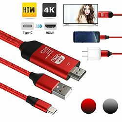 Avis Adaptateur De Câble Type-C Usb-C Vers Hdmi Hdtv 4K Convertisseur Type-C Vers Hdmi Hd Noir