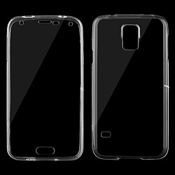 Wewoo Coque Transparent pour Samsung Galaxy S5 / G900 0.75mm Double-face Ultra-mince TPU Housse de protection