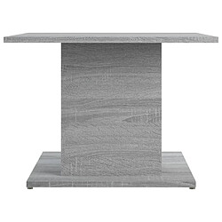 Maison Chic Tabls basse,Table Console pour salon Gris Sonoma 55,5x55,5x40 cm Aggloméré -MN90064 pas cher