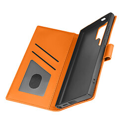 Avizar Étui Grenouille pour Samsung S24 Ultra Portefeuille Support Dragonne Orange