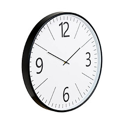 Avis Mes Horloge ronde 51 cm en plastique blanc et noir