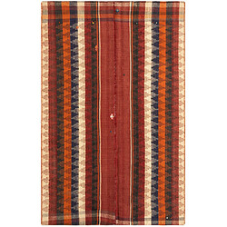 Vidal Tapis de laine 201x130 rouge Jajim