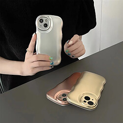 Avis GUPBOO Étui pour iPhoneX/Xs Couleur unie galvanoplastie simple étui de téléphone portable personnalité créative anti-chute