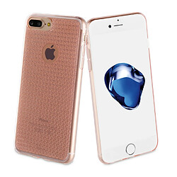 Muvit Coque pour iPhone 6 Plus / 6S Plus / 7 Plus / 8 Plus Kaleï en TPU Rose