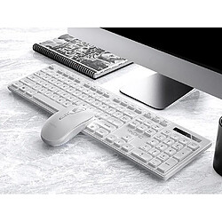 Avis Ensemble De Clavier Et Souris Avec Récepteur USB Pour Ordinateur Portable Blanc