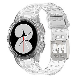 Avis Bracelet de montre 44 mm Blanc transparent pour Samsung Galaxy Watch4