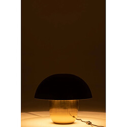 Avis Dansmamaison Lampe Champignon Metal Noir/Or Small