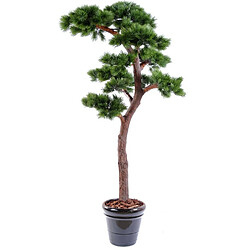 Pegane Plante artificielle haute gamme Spécial extérieur / PIN artificiel BONSAI UV - Dim : 220 x 120 cm