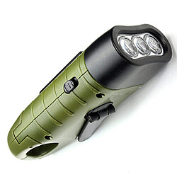 BESTA Lampe de poche rechargeable à énergie solaire à manivelle Lampe de poche LED d'urgence Quick Snap Clip Sac à dos Lampe de poche Torche Météo Prêt pour le camping Escalade en plein air Randonnée pas cher