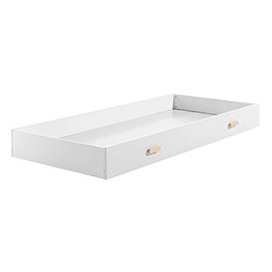 Homestyle4U Lit enfant 90x200 maison blanc