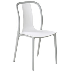 Acheter Beliani Lot de 4 chaises SPEZIA Matière synthétique Blanc