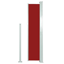 Acheter Maison Chic Auvent latéral rétractable de balcon | Store extérieur | Auvent solaire 140 x 300 cm Rouge -GKD96020