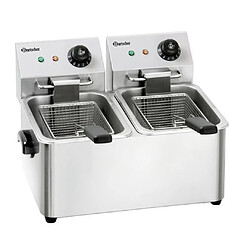 Friteuse professionnelle - 2 cuves de 4 litres - Bartscher