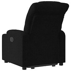 Acheter vidaXL Fauteuil inclinable électrique noir tissu