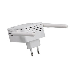 Prise Murale Répéteur WiFi Booster Sans Fil Complet WiFi Couvrant Extendeur Réseau Longue Portée Extendeur Sans Fil avec Double Antenne