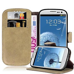 Cadorabo Coque Samsung Galaxy S3 / S3 NEO Etui en Brun