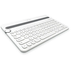 Logitech Multi-Device K480 Clavier QWERTY blanc Version Allemande