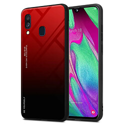 Cadorabo Coque Samsung Galaxy A40 Etui en Rouge