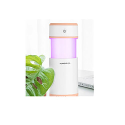 YP Select Humidificateur d'air à ultrasons 7 couleurs Purificateur LED intelligent Humidificateur USB-Blanc