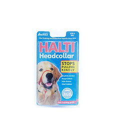 Halti Licol Educatif Anti-Traction Dressage pour Chien Taille 3 Rouge