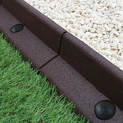 Acheter Monstershop Bordures de Pelouse Flexibles 1.2m Marron x 40