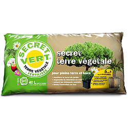 Secret Vert Terreau bio secret terre végétale 40 litres.