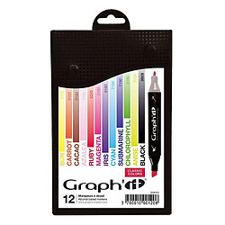 Graph It Set 12 marqueurs Graph'It - Classic colors