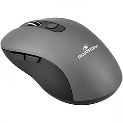 Bluestork Souris Sans Fil - 2,4 GHz - 6 bouttons - Gris