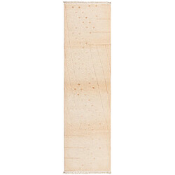 Vidal Tapis de couloir en laine 295x81 beige Darya