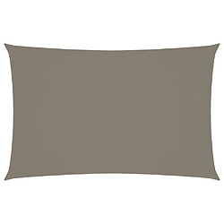 Maison Chic Voile d'ombrage | Voile de parasol | Toile d'ombrage tissu oxford rectangulaire 3x6 m taupe -MN89091