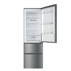 Haier HTR3619ENMN Réfrigérateur Congélateur No Frost 348L 37dB 230V Inox