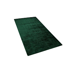 Beliani Tapis en viscose vert foncé 80 x 150 cm GESI II