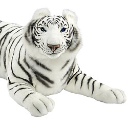 Hansa Peluche Géante Tigre Blanc Couche 100cmL