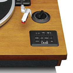 Acheter Lenco Platine vinyle avec Bluetooth®, USB, MP3, haut-parleurs LS-55WA Bois