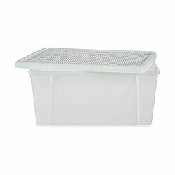 Avis Boîte de rangement avec couvercle Stefanplast Elegance Blanc Plastique 29 x 17 x 39 cm (6 Unités)