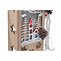 Avis Décorations de Noël DKD Home Decor Père Noël LED Naturel Arbre (9 x 6 x 41.5 cm)