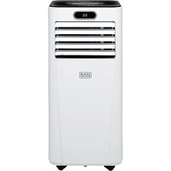 BLACK + DECKER BXAC40023GB Climatiseur Intelligent Portable 3 en 1 de 5000 BTU, Déshumidificateur, Ventilateur de Refroidissement, Mode Veille, Minuterie 24 Heures, Télécommande, Blanc