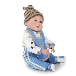 Universal Poupée bébé régénérée quai silicone souple 22/55 cm réaliste poupée jeune fille mariée.