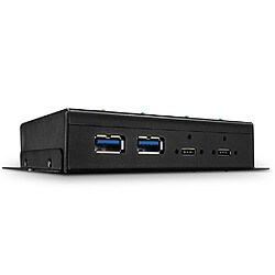 Lindy 43094 hub & concentrateur USB 3.2 Gen 2 (3.1 Gen 2) Type-C 10000 Mbit/s Noir