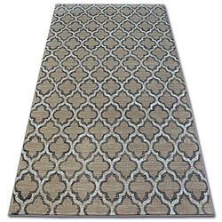 RUGSX Tapis ARGENT - W4030 Trèfle Marocain Trellis Beige 200x290 cm