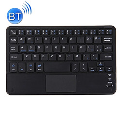 Wewoo Clavier QWERTY noir Mini sans fil portatif universel de Bluetooth avec le panneau tactile, compatible avec tous les androïde et Windows Smartphone / Tablettes avec fonctions