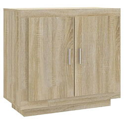 vidaXL Buffet Chêne sonoma 80x40x75 cm Bois d'ingénierie