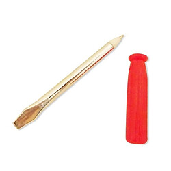 Totalcadeau Stylo tournevis d'écriture plastique jaune