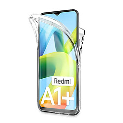 Visiodirect Coque 360 degré pour Xiaomi Redmi A1 Plus 6.52" - Coque protection intégrale transparente Avant et arrièrs - Antichoc