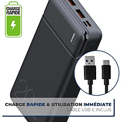 Acheter SANAG Batterie Externe, Power Bank 20000Mah, Charge Rapide, Batterie Portable Entrée Usb-C, 2 Sorties Usb, Charge Rapide, Led, Compatible Avec Iphone 15 14 13 12 11 Samsung Xiaomi Huawei Ipad, 572002