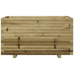 Acheter vidaXL Jardinière 90x40x49,5 cm bois de pin imprégné