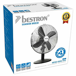 Ventilateur de table 35cm 45w noir - dft35z - BESTRON pas cher